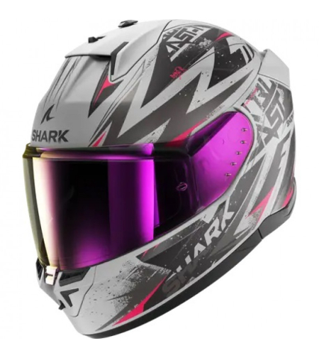 Каска SHARK D-SKWAL 3 BLAST-R MATT WHITE/GREY/PINK