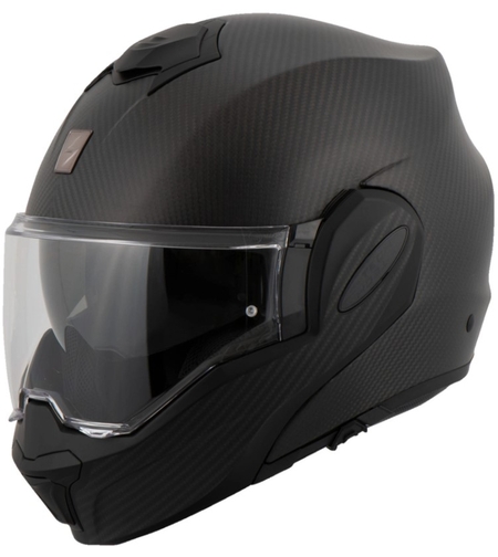 Модуларна каска SCORPION Exo-Tech Evo Carbon Solid Matt Black