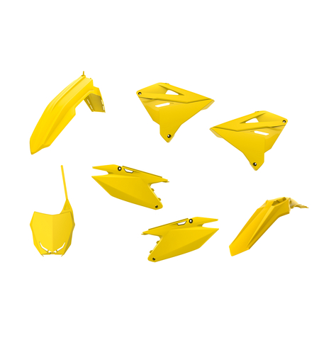 Рестайлинг пластмасов MX комплект POLISPORT за Suzuki RM125 / RM250 -2001-08 Yellow (19)