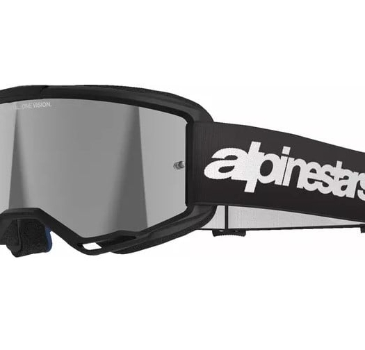 Мотокрос очила ALPINESTARS VISION 3 WORDMARK BLK MIRROR-SIL