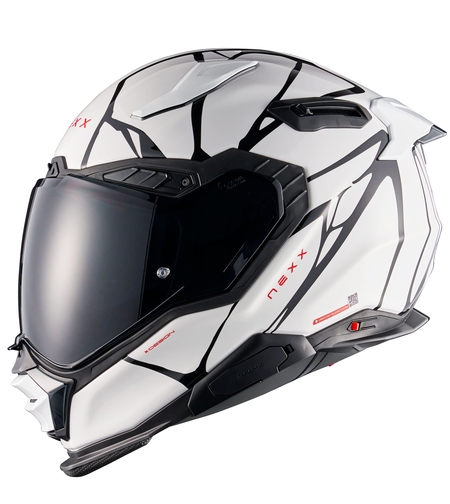 Каска NEXX X.WST3 B-SIDE WHITE BLACK