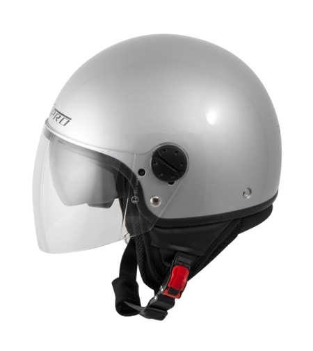 Каска за скутер TRAFFIC SILVER