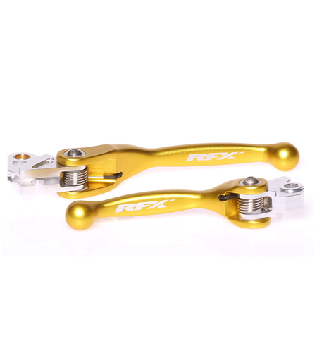 Комплект лостове RFX Race Forged Flexible Lever Set (Yellow) RM85 05-16 RM125/250 05-10 RMZ250/450 05-06