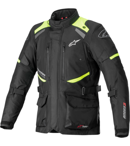 Текстилно мото яке ALPINESTARS ANDES V3 BLACK/YELLOW