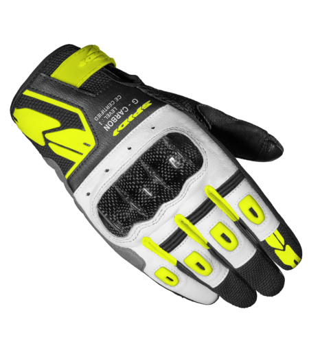 Дамски мото ръкавици SPIDI G-CARBON Yellow fluo