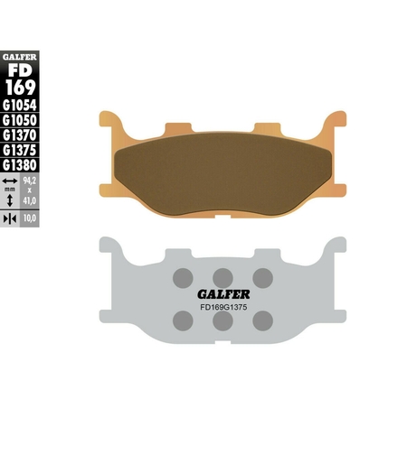Предни мото накладки Galfer SINTERED COMPOUND FD169G1375