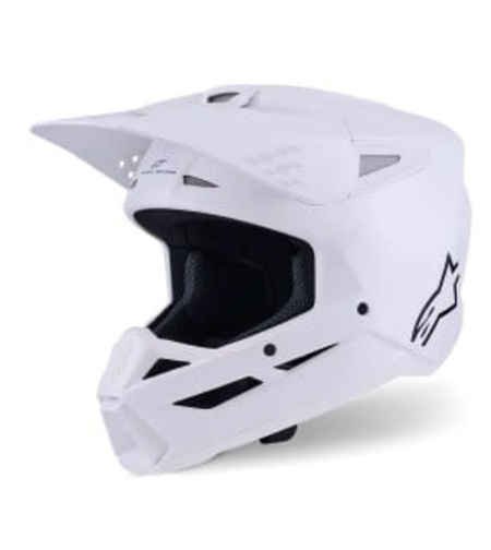 Мотокрос каска ALPINESTARS SM3 WHITE-GLOSS