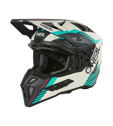 Ендуро каска O'NEAL EX-SRS QUIN GRAY/TEAL