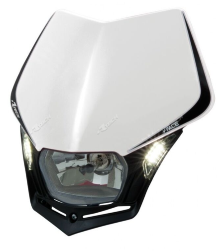 Фар RACETECH V-Face LED Headlight (White/Black)