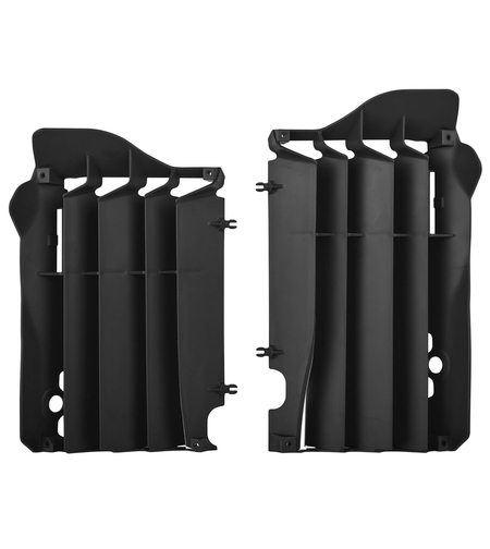 Преден предпазител за радиатор POLISPORT HONDA CRF250R (16-17) CRF450R (15-16) BLACK