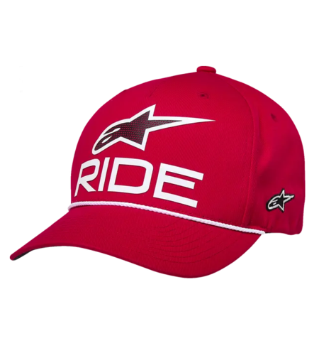 Шапка ALPINESTARS CRV BILL SNP RIDE COMP RED/WHITE