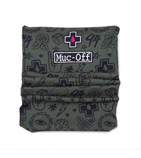 Мултифункционална кърпа Muc-Off Lightweight Neck Gaiter - Green Punk