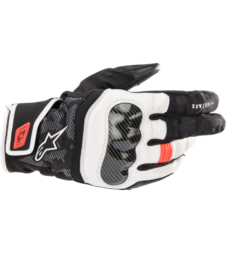 Мото ръкавици ALPINESTARS SMX-Z DRYSTAR Black/White/Red Fluo