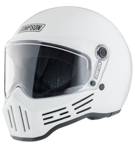 Каска SIMPSON M30 Matt White