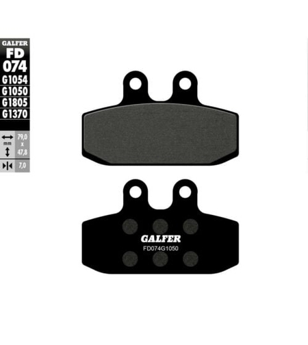 Предни мото накладки Galfer SCOOTER FD074G1050