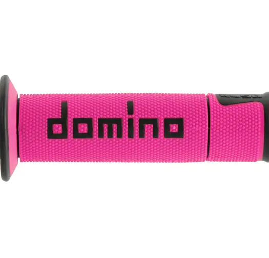 Ръкохватки DOMINO GRIPS A450 PAIR FUCHSIA/BLACK