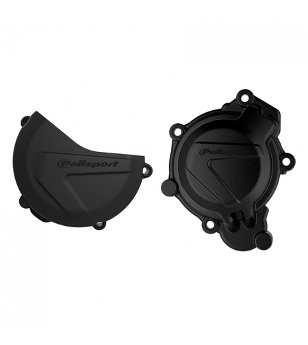 Комплект предпазители за двигател KTM XC/SX 125/200 2016-18 HUSQ TC 125 2016-18 BLACK