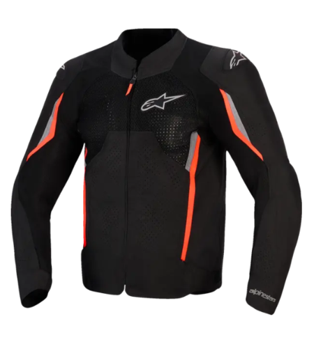 Текстилно яке ALPINESTARS AST AIR V3 BLACK/GRAY/RED FLUO