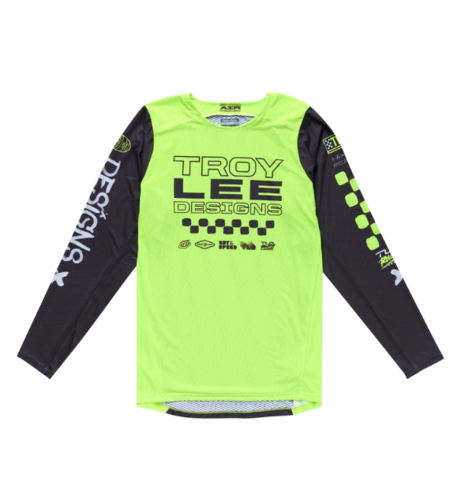 Mотокрос джърси TROY LEE DESIGNS GP Pro Air Standard Jersey - Glo Yellow/Black