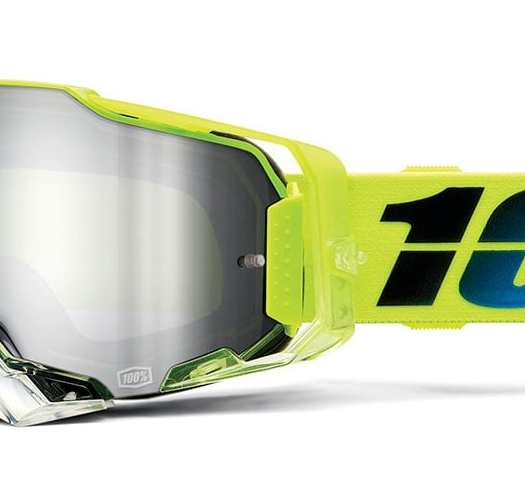 Мотокрос очила 100% ARMEGA KOROPI MIRROR SILVER FLASH