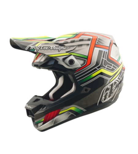 Mотокрос каска TROY LEE DESIGNS SE5 Composite Lowrider - Grey