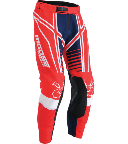 Мотокрос брич MOOSE RACING AGROID PANTS RED/WHITE/BLUE