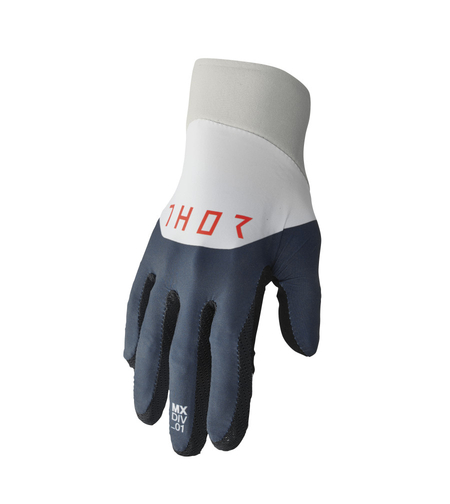 Мотокрос ръкавици THOR AGILE RIVAL MIDNIGHT/GRAY