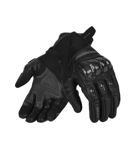 Кожени ръкавици SECA SUMMER SHORT II BLACK