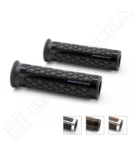 Мото ръкохватки BARRACUDA CLASSIC BROWN BLACK GRIPS
