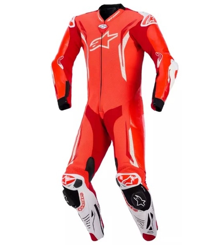 Кожен екип ALPINESTARS GP TECH V5 FLUO RED/WHITE