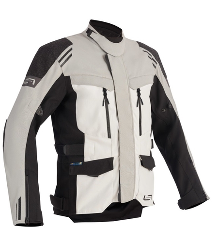 Текстилно мото яке Lindstrands Storbo Light Grey Black