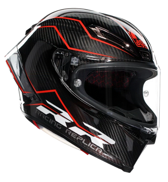 КАСКА AGV PISTA GP RR PERFORMANTE CARBON/RED