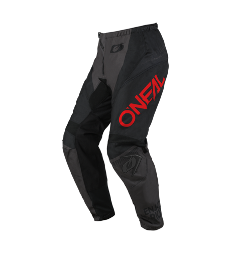 Мотокрос брич O'NEAL ELEMENT RACEWEAR BLACK/GRAY/RED V.25