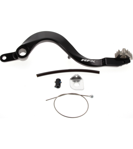 Заден лост за спирачка RFX Pro ST Rear Brake Lever (H/A Black / H/A Titan) - Kawasaki KXF450 06-25