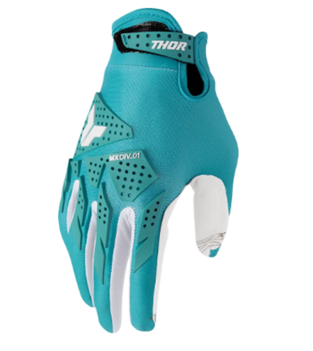 Дамски мотокрос ръкавици THOR LAUNCHMODE-XP AQUA