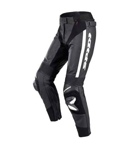 Дамски кожен мото панталон SPIDI  RR PRO 2 Black/White