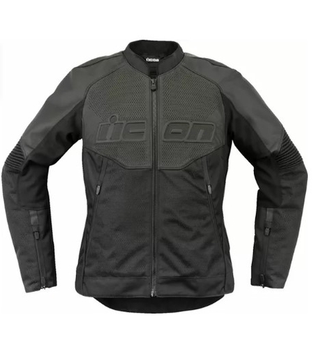 Дамско мото яке ICON Women's Overlord3 CELeather BLACK