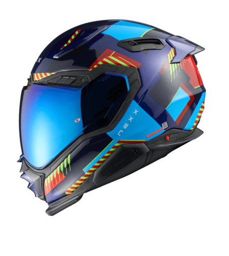 Каска NEXX X.WST3 FLUENCE BLUE RED