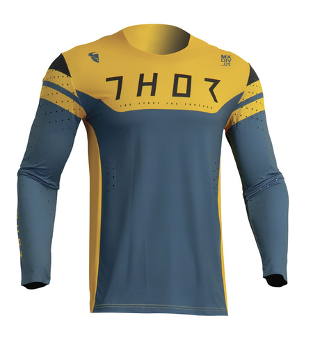 Мотокрос джърси THOR PRIME RIVAL TEAL/YELLOW