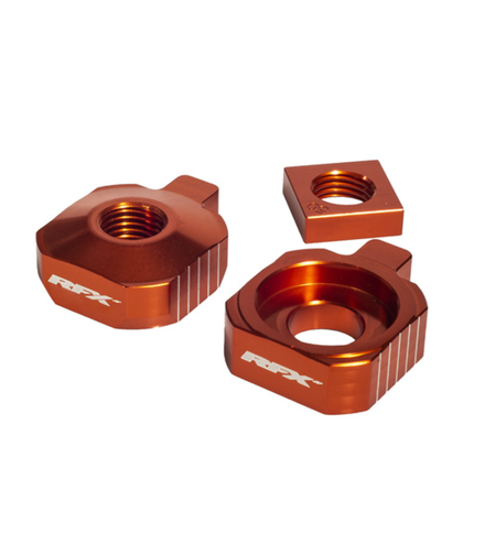 Блок втулка за задна ос RFX Pro Rear Axle Adjuster Blocks - Orange KTM 65SX 16-25