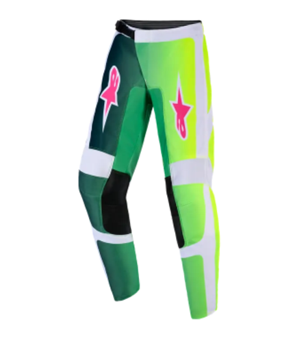 Детски мотокрос брич ALPINESTARS FLUID PORTL GRN/WH/BLK
