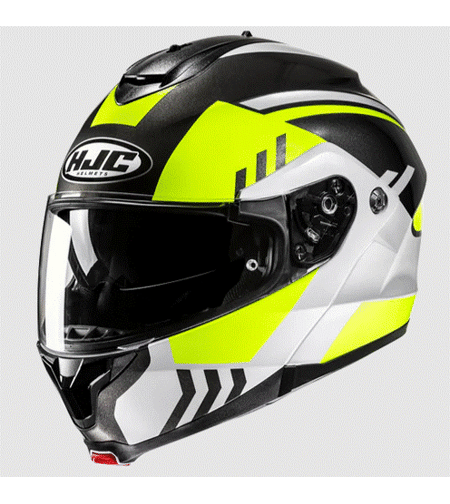 Отваряема каска HJC C91N KAON NEON YELLOW