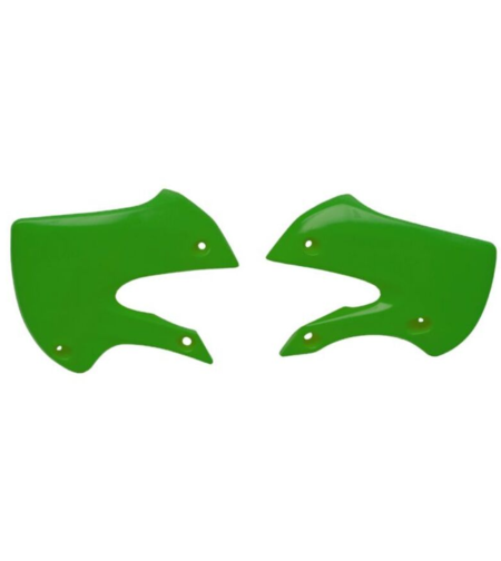 Пластмасови капаци за радиатор RACETECH Radiator Scoops KLX 110 02-09 (Green)