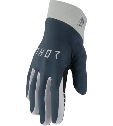 Мотокрос ръкавици THOR AGILE SOLID MIDNIGHT/GRAY