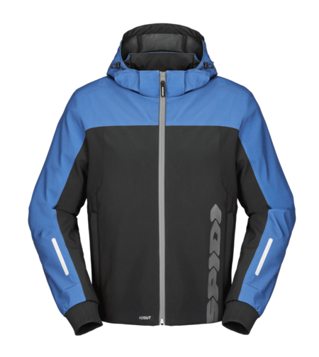 Текстилно мото яке SPIDI HOODIE H2OUT II BLACK/BLUE