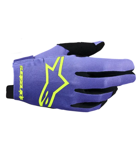 Мотокрос ръкавици ALPINESTARS RADAR PURPLE/YELLOW
