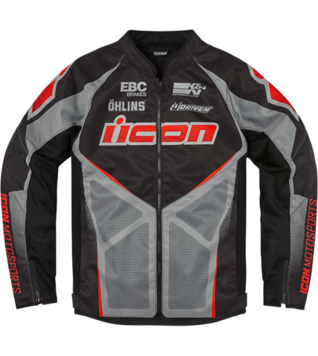 Текстилно мото яке ICON HOOLIGAN ULTRABOLT - BLACK