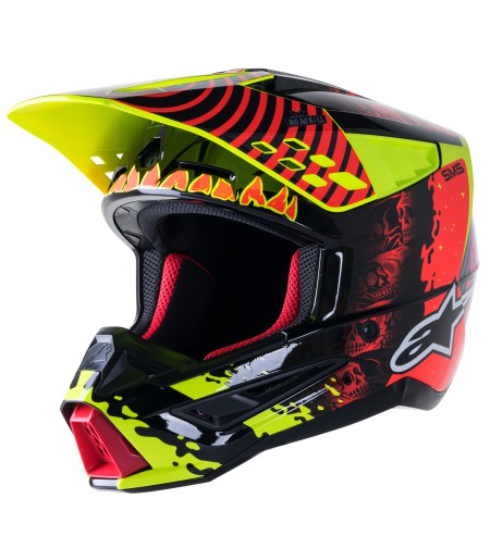 Мотокрос каска Alpinestars SM5 SOL BLACK\YELLOW