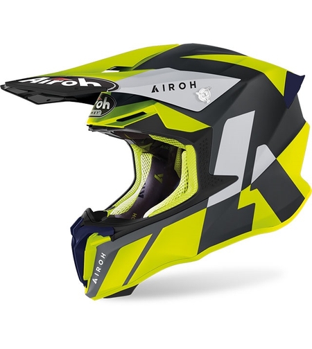МОТОКРОС КАСКА AIROH TWIST 2.0 LIFT YELLOW MATT