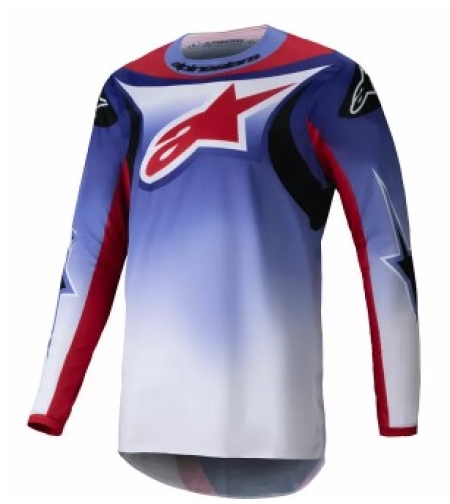 Мотокрос джърси Alpinestars FLUID WURX PURPLE/RED